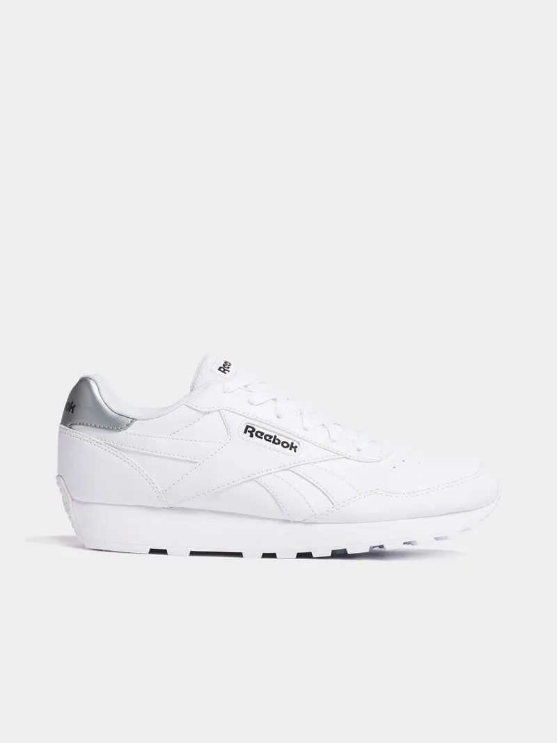 Womens Reebok Rewind Run White/Black/Grey Sneakers
