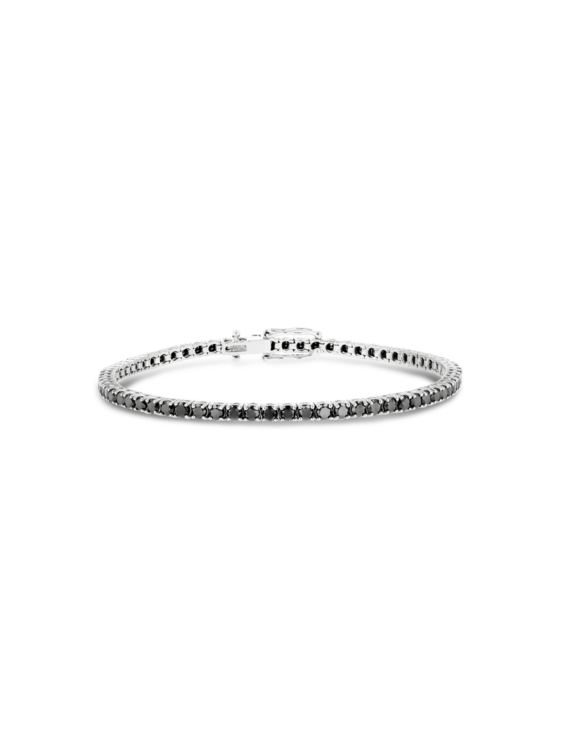 18ct White Gold 5ct Diamond Tennis Bracelet