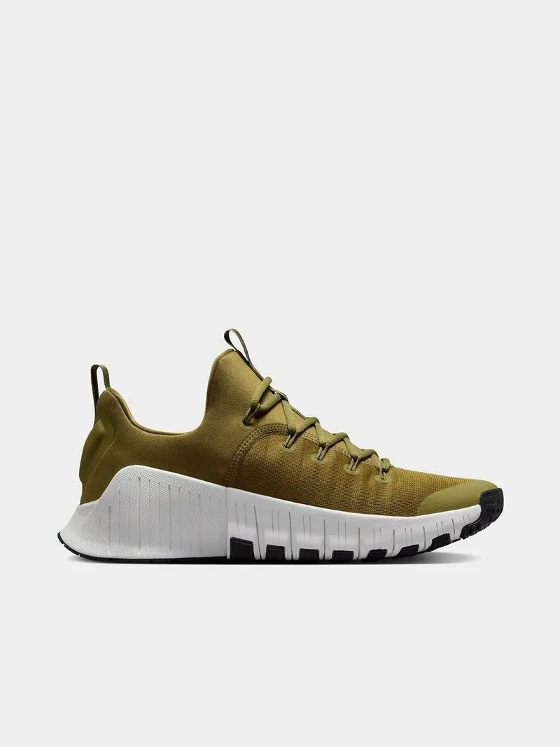 Mens Nike Free Metcon 6 Olive/White Training Shoes
