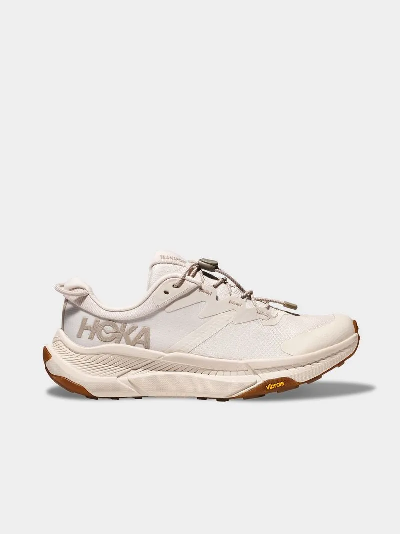 Womens Hoka Transport Eggnog Trail Running Shoes