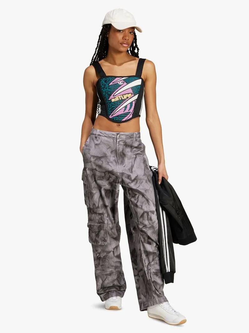 adidas Originals Women's Premium Purple Corset Top
