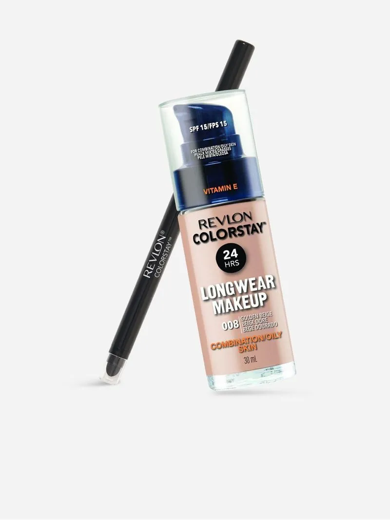 Revlon ColorStay Longwear Combination/Oily Makeup & Eyeliner Special Offer