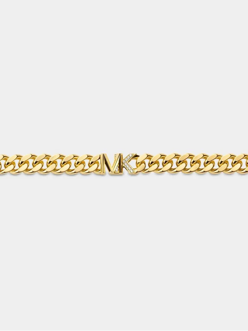 Michael Kors Kors MK Collection Gold Plated Collar Necklace