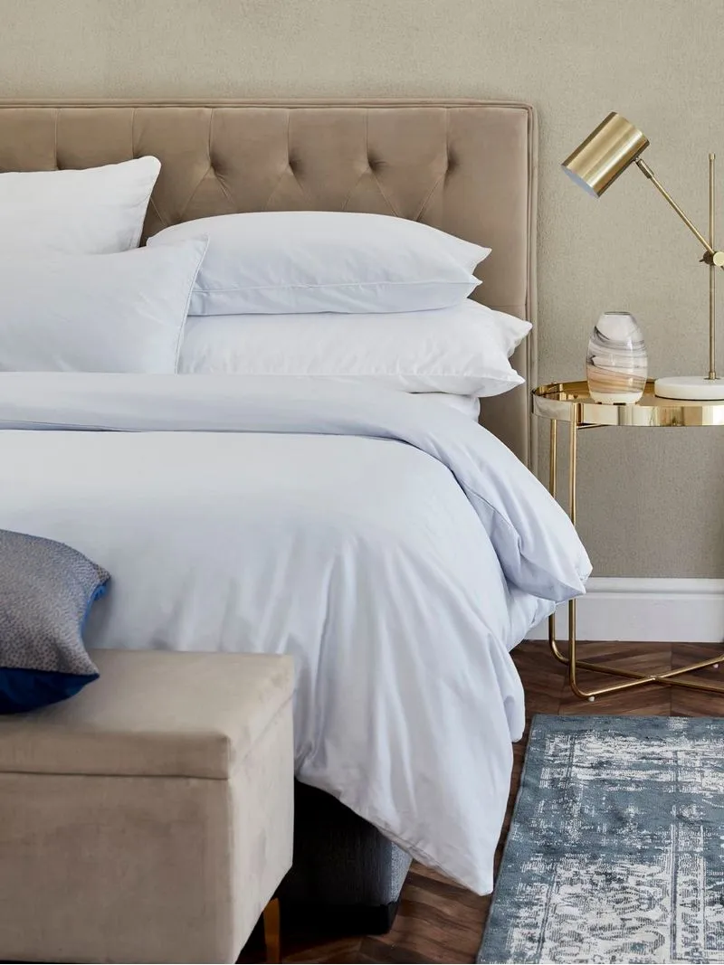 Gold Seal Certified Egyptian Cotton 300 Thread Count Pillowcase Ice Blue