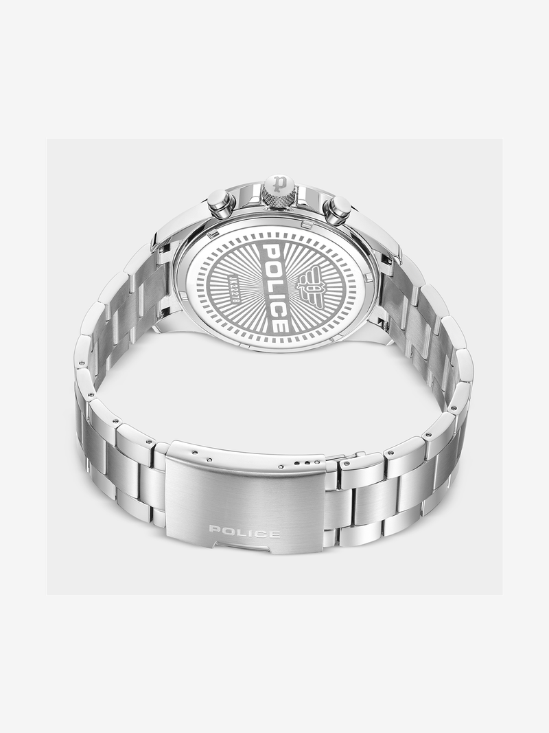 Police Malawi Stainless Steel Navy Dial Bracelet Watch