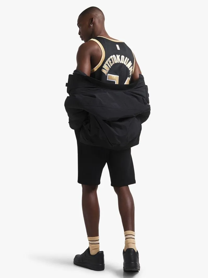 Nike Men's Giannis Antetokounmpo Milwaukee Bucks 2024 Select Series Dri-FIT NBA Swingman Black/Gold Jersey