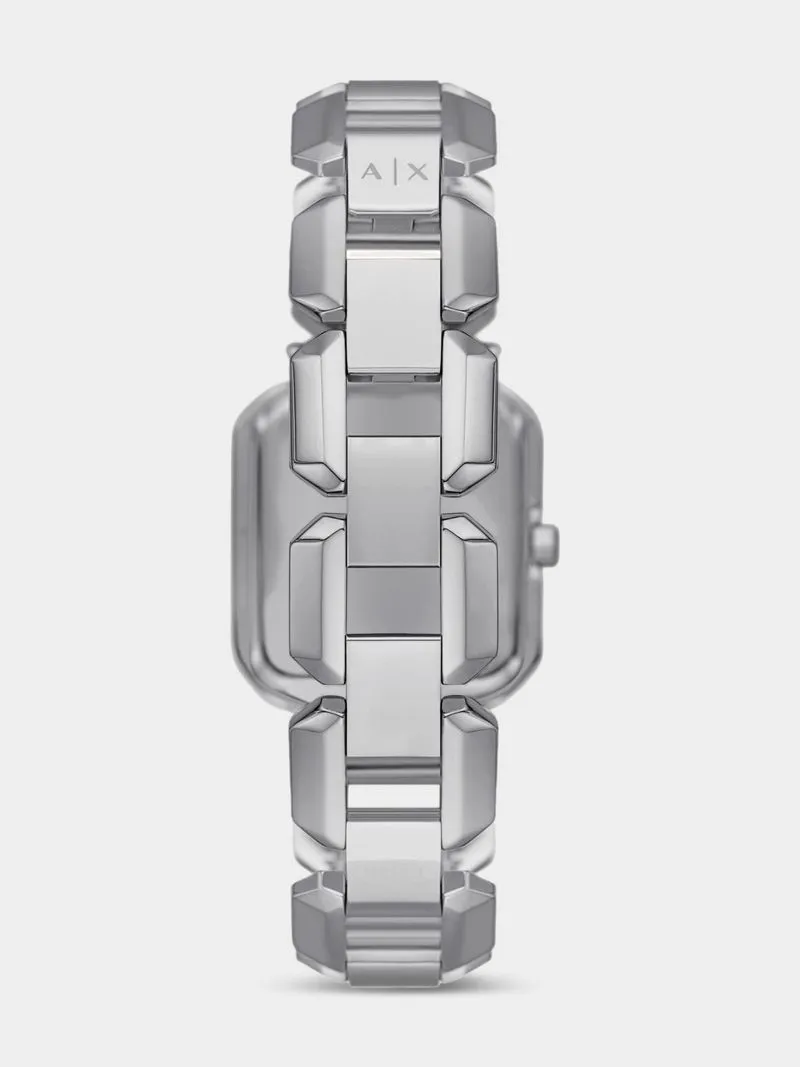 Armani Exchange Stainless Steel Octagonal Bracelet Watch