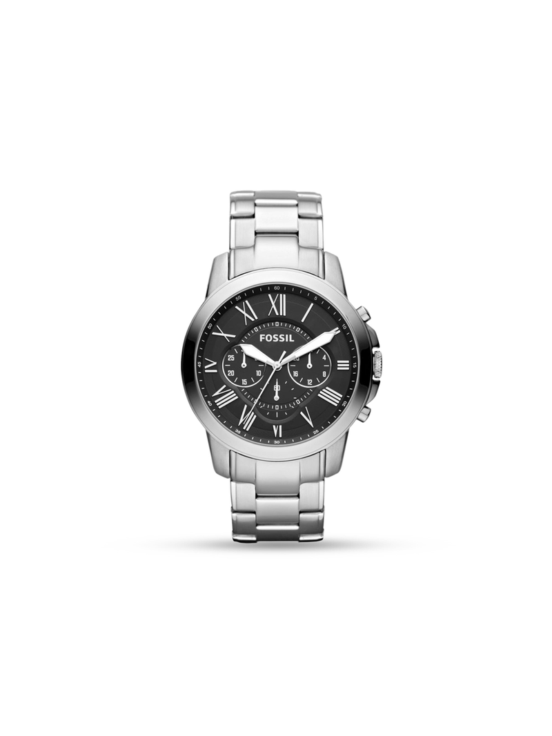 Fossil Men's Grant Stainless Steel Chronograph Bracelet Watch