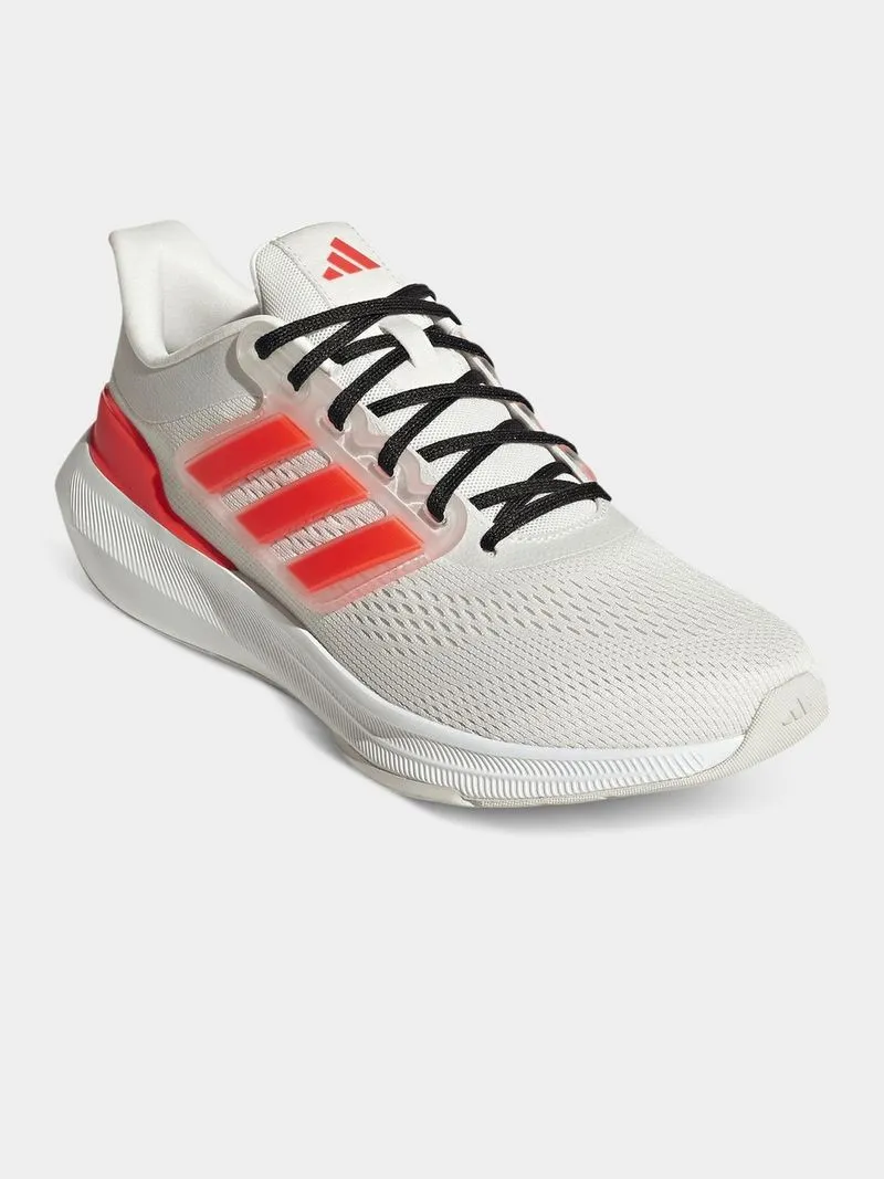 Mens adidas Ultrabounce Cream White/Red/Grey Running Shoes