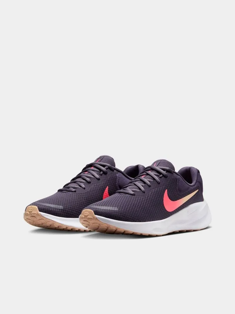 Women's Nike Revolution 7 Raisin/Crimson Running Shoes