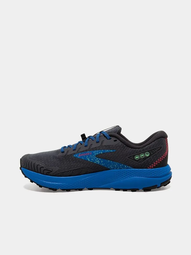 Mens Brooks Divide 4 Black/Blue Trail Running Shoes