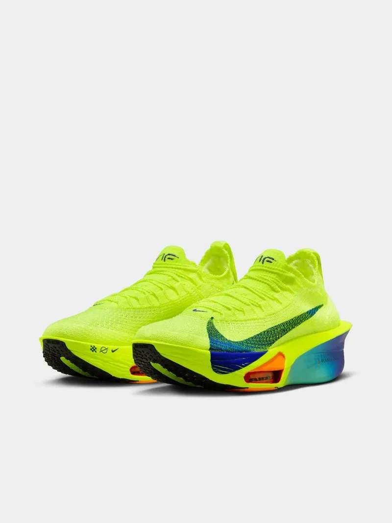 Womens Nike Air Zoom Alphafly Next% 3 Green Running Shoes