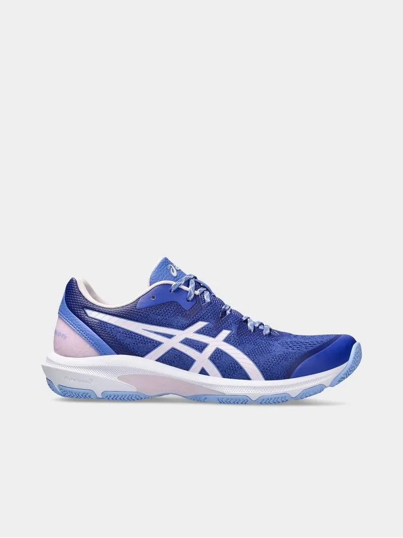 Womens Asics Netburner Shield Sapphire/Cosmos Court Shoes