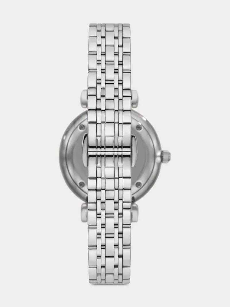 Emporio Armani Blue Dial Stainless Steel Bracelet Watch