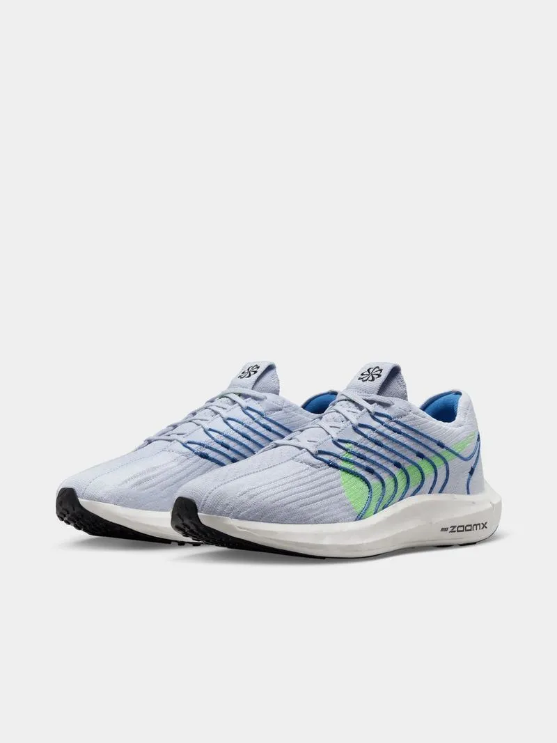 Mens Nike Pegasus Turbo SE Grey/Blue/Green Running Shoes
