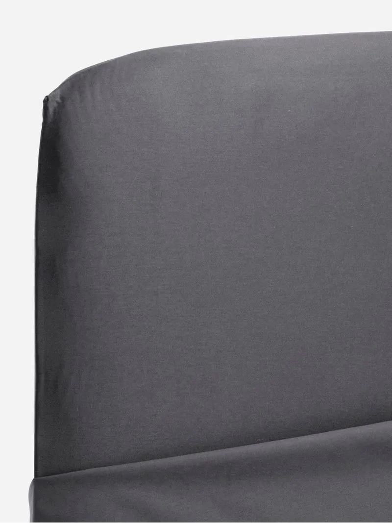 Gold Seal Certified Egyptian Cotton 600 Thread Count Fitted Sheet Charcoal