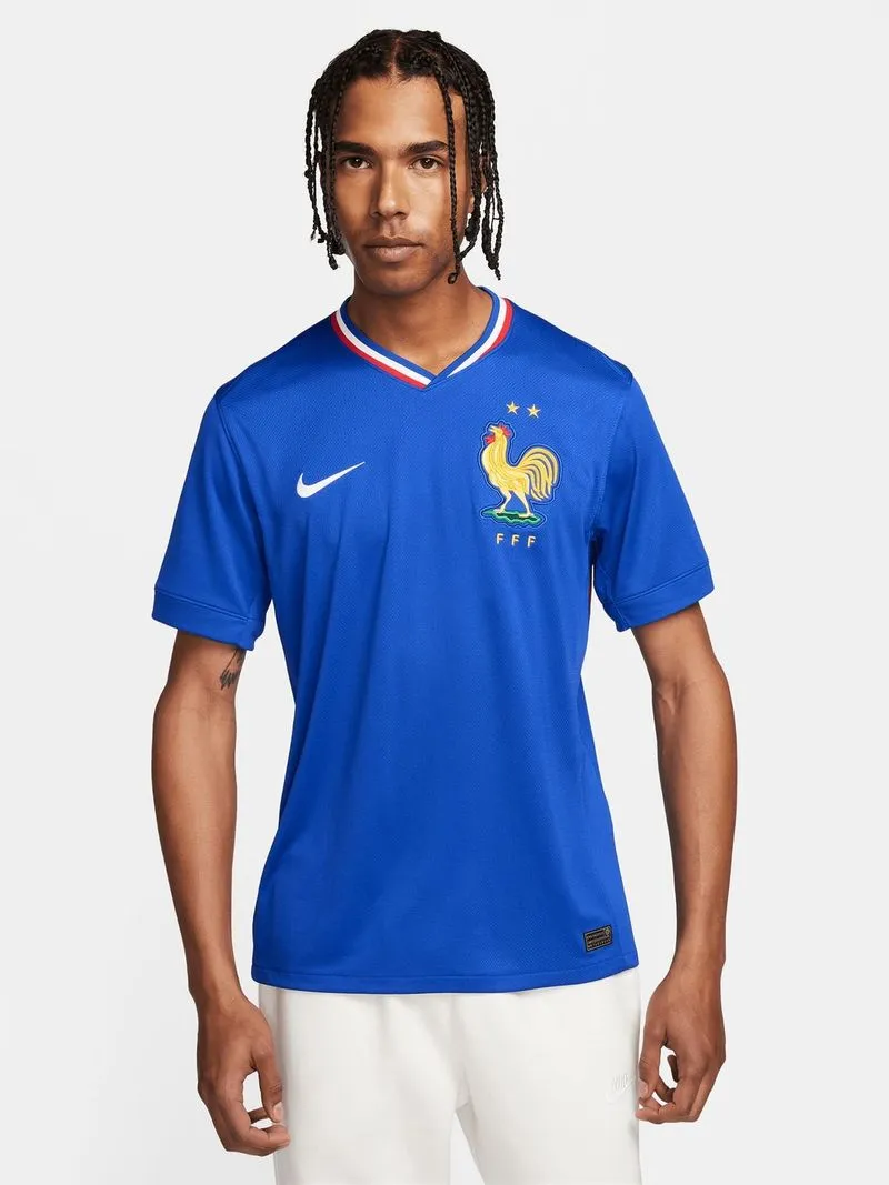Men's Nike France 24/25 Stadium Home Soccer Jersey