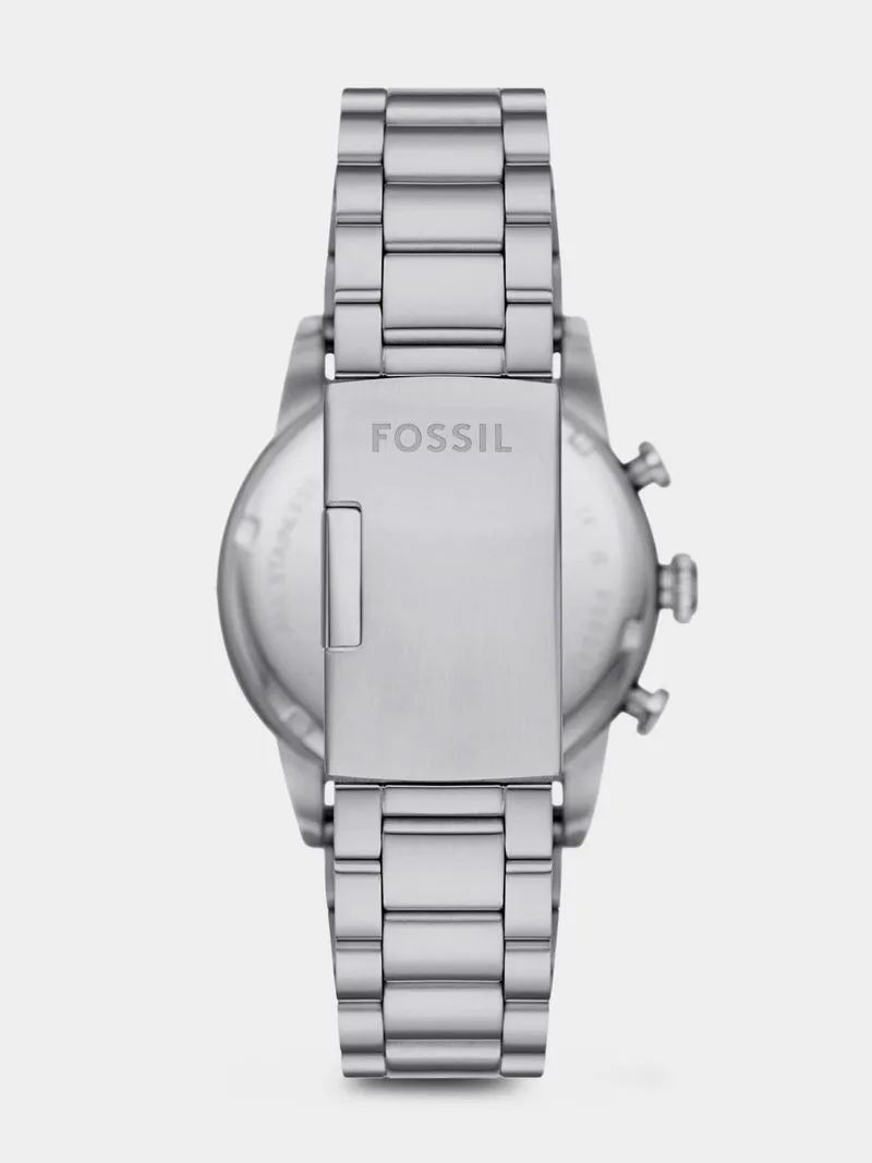 Fossil Sport Tourer Black Dial Stainless Steel Chronograph Bracelet Watch