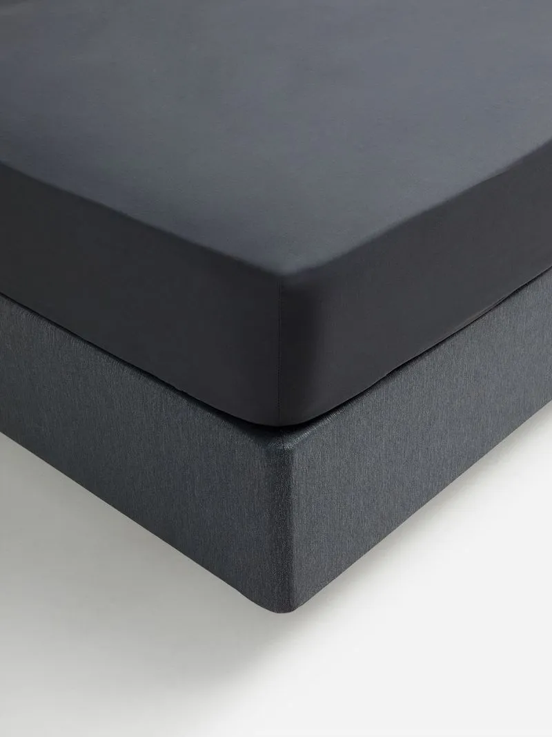 Jet Home Charcoal Polycotton Three Quarter Fitted Sheet