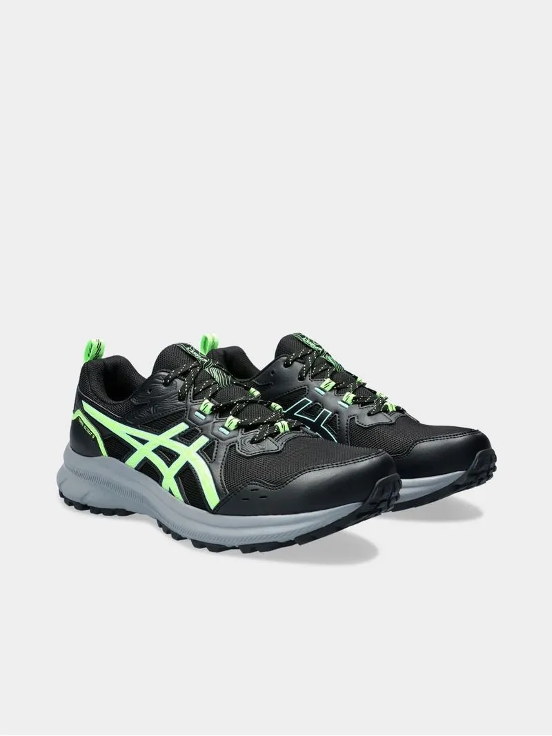 Mens Asics Gel-Trail Scout 3 Black/Green Trail Running Shoes