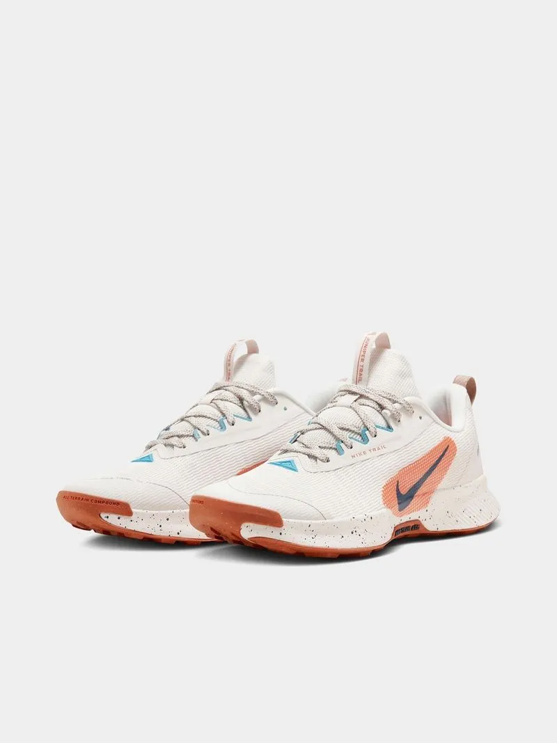 Mens Nike Juniper 3 Beige/Red/Black Running Shoes