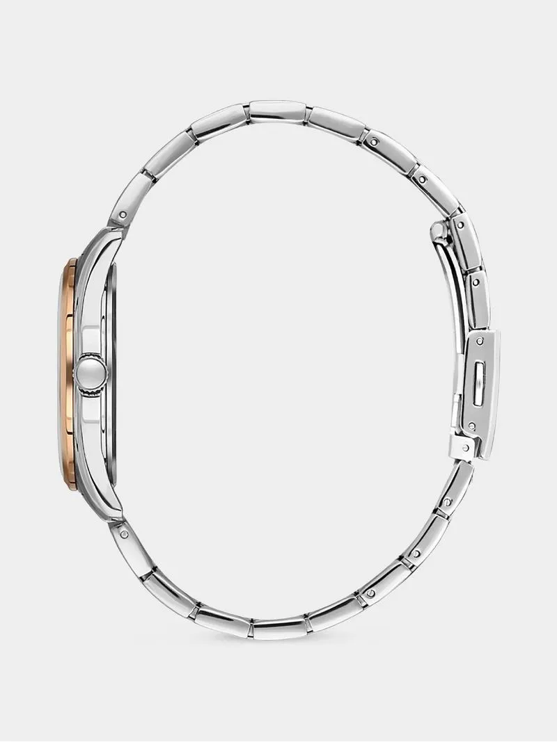 Daniel Klein Rose Plated Two-Tone Bracelet Watch
