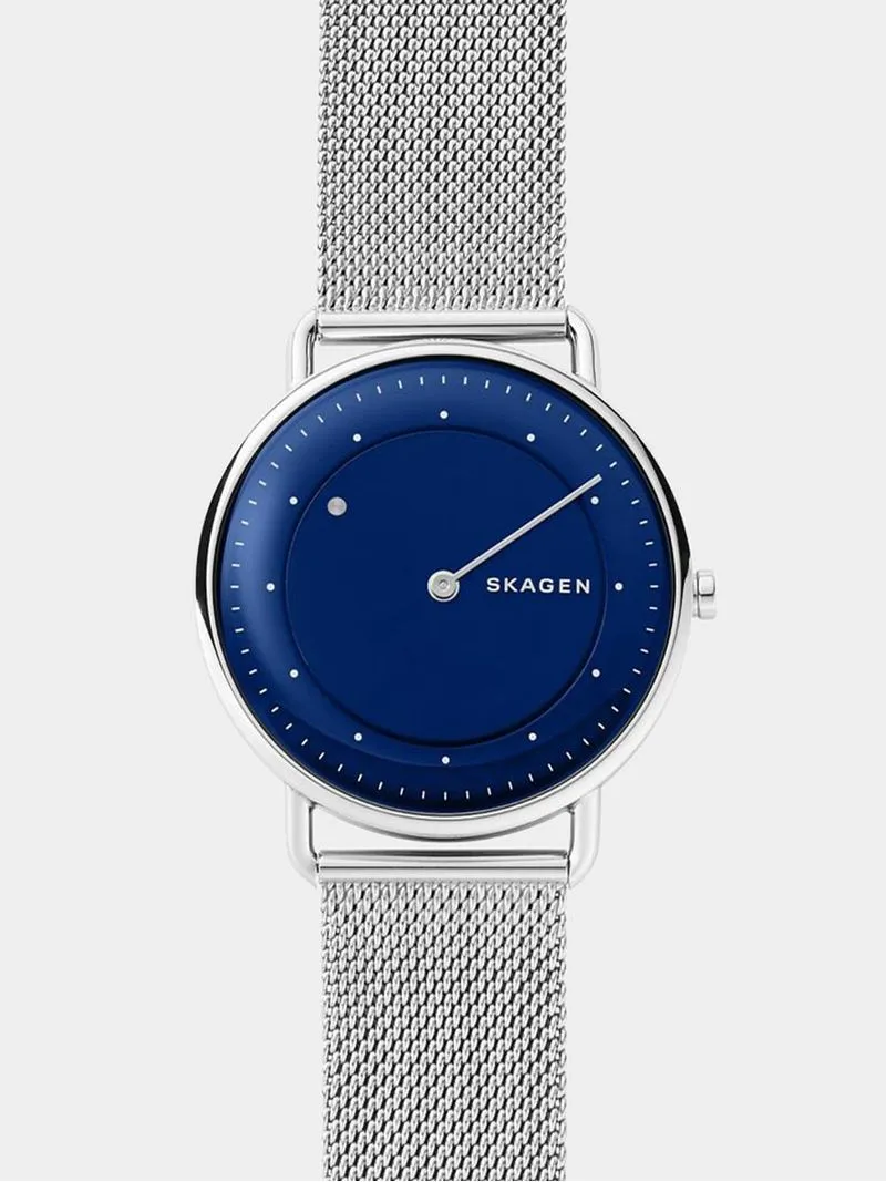 Skagen Men's HorizonT Silver Plated Stainless Steel Mesh Watch