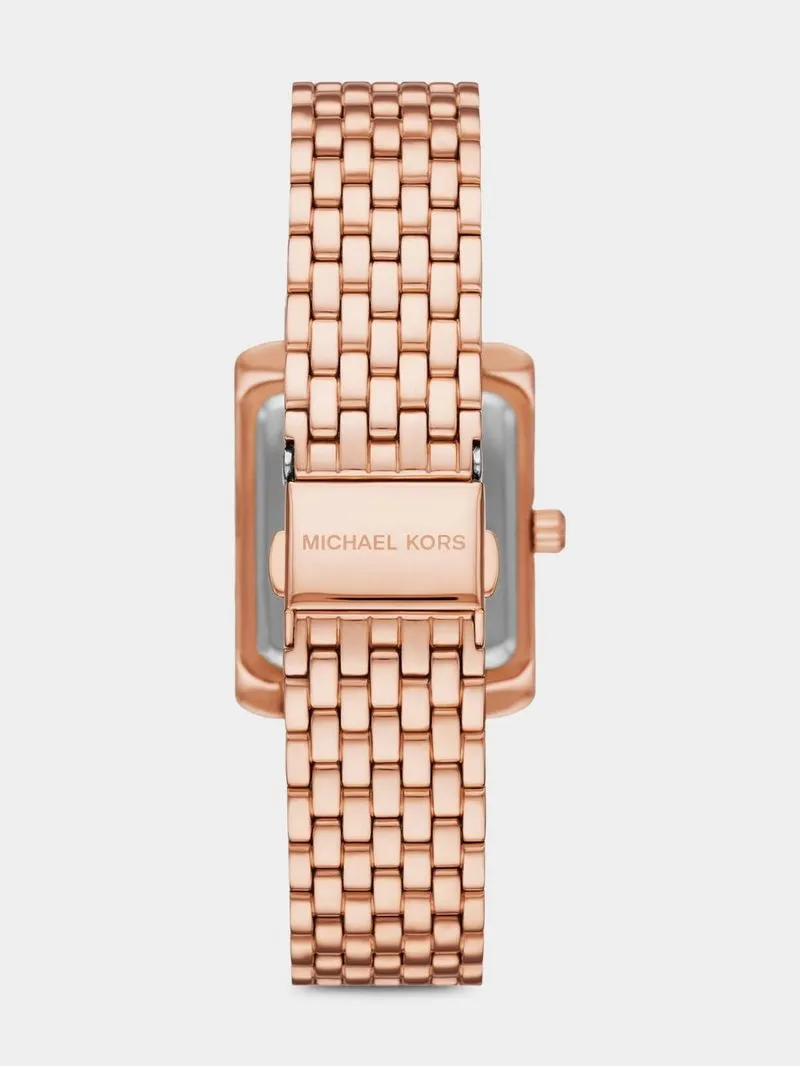Michael Kors Emery Rose Plated Stainless Steel Bracelet Watch