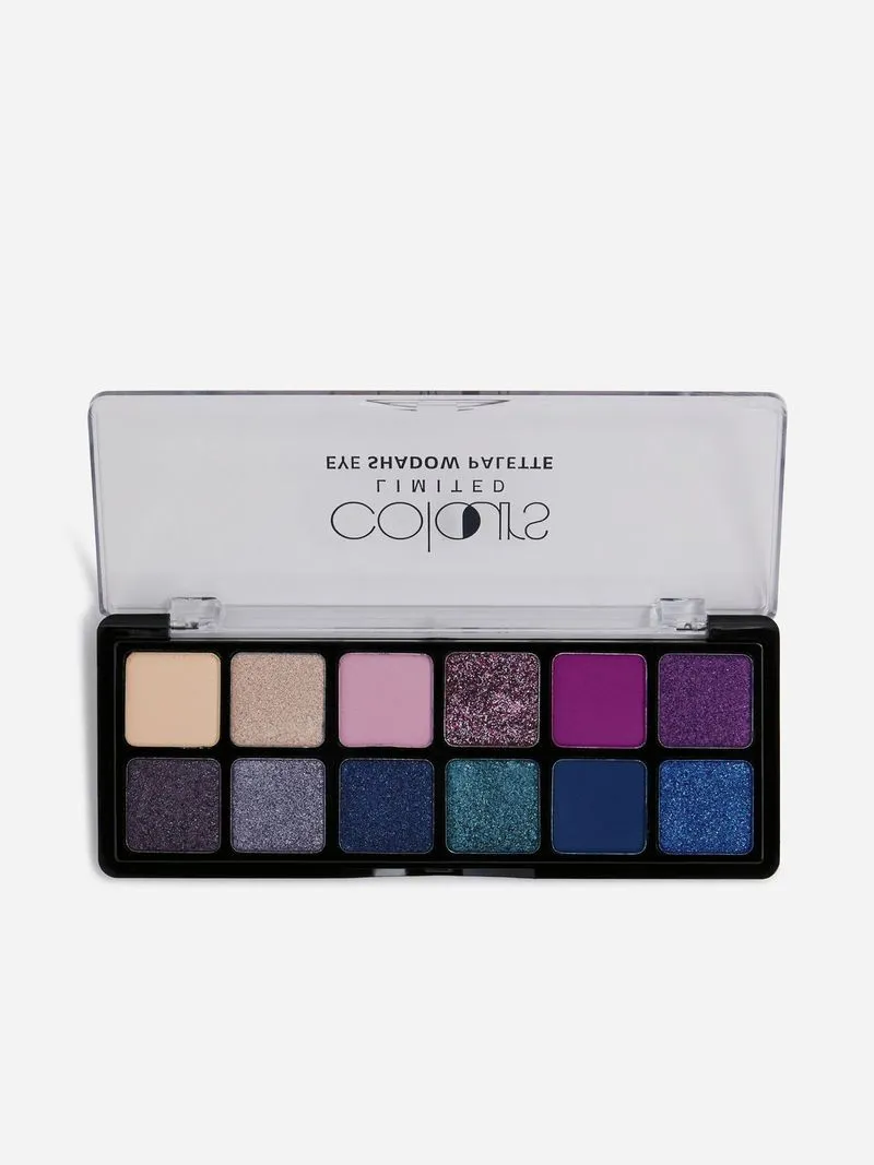 Colours Limited 12 Colour Eyeshadow Palette Playing It Cool