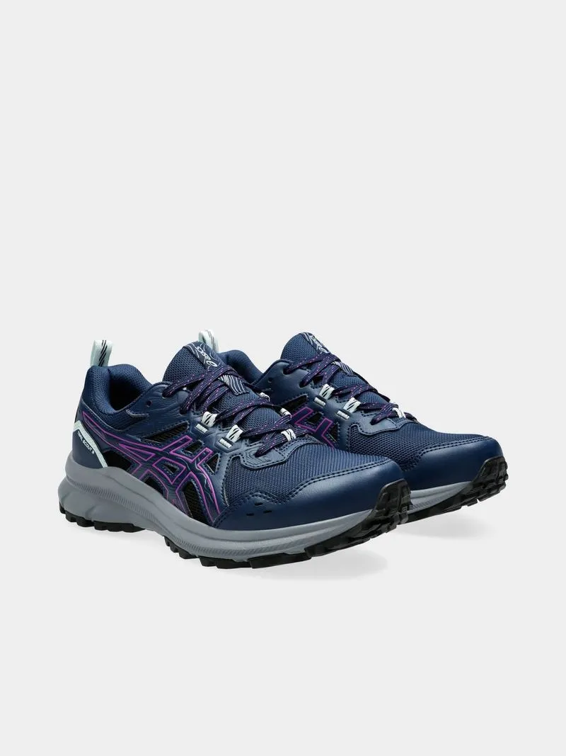 Womens Asics Trail Scout 3 Night Sky/Bold Magenta Trail Running Shoes