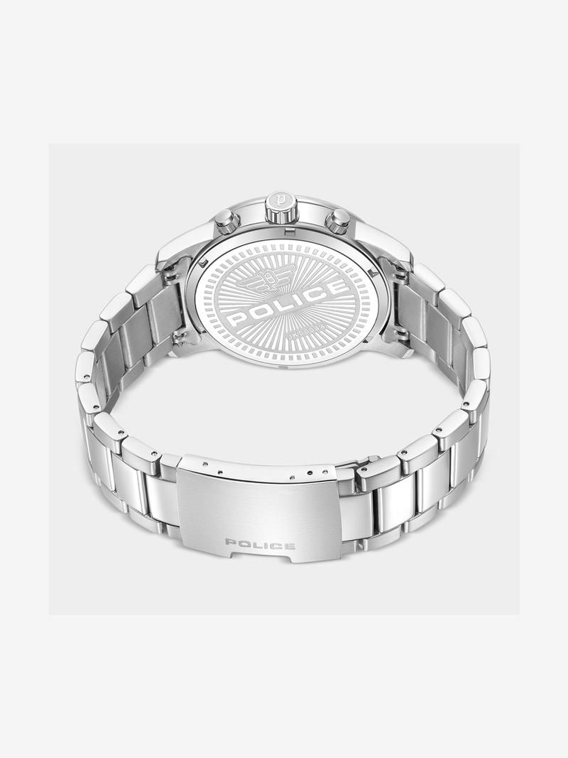 Police Avondale Stainless Steel Navy Dial Bracelet Watch