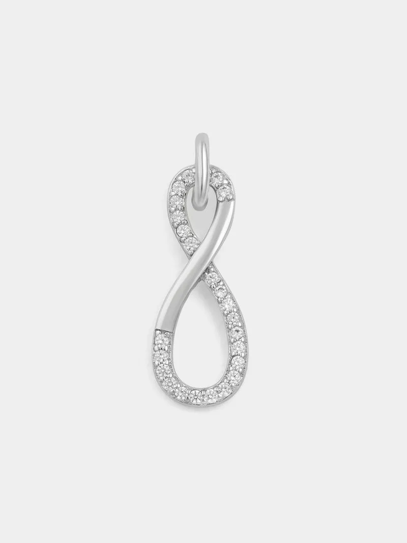 American Swiss Women's Sparkling Infinity Pendant Off Chain