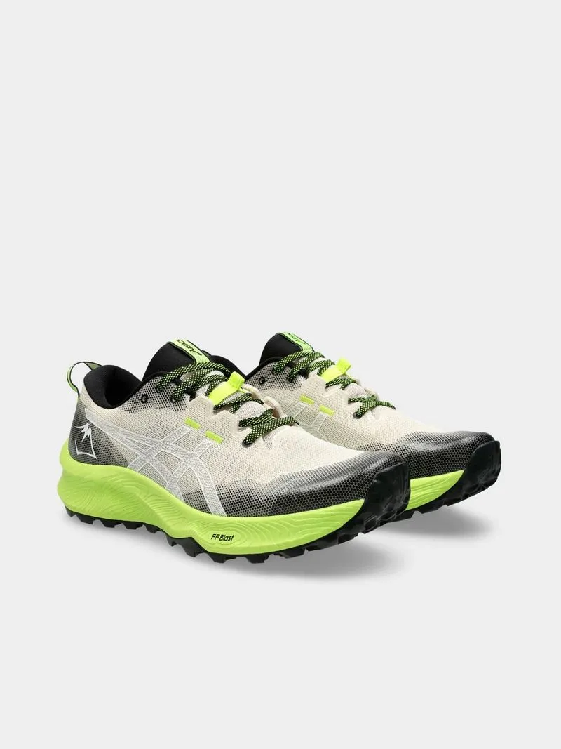 Mens Asics Gel-Trabuco 12 Oatmeal/White Trail Running Shoes