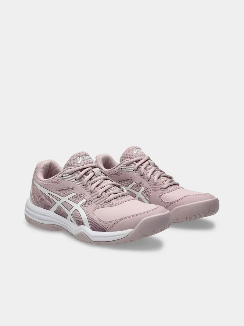 Womens Asics Court Slide 3 Rose/White Tennis Shoes