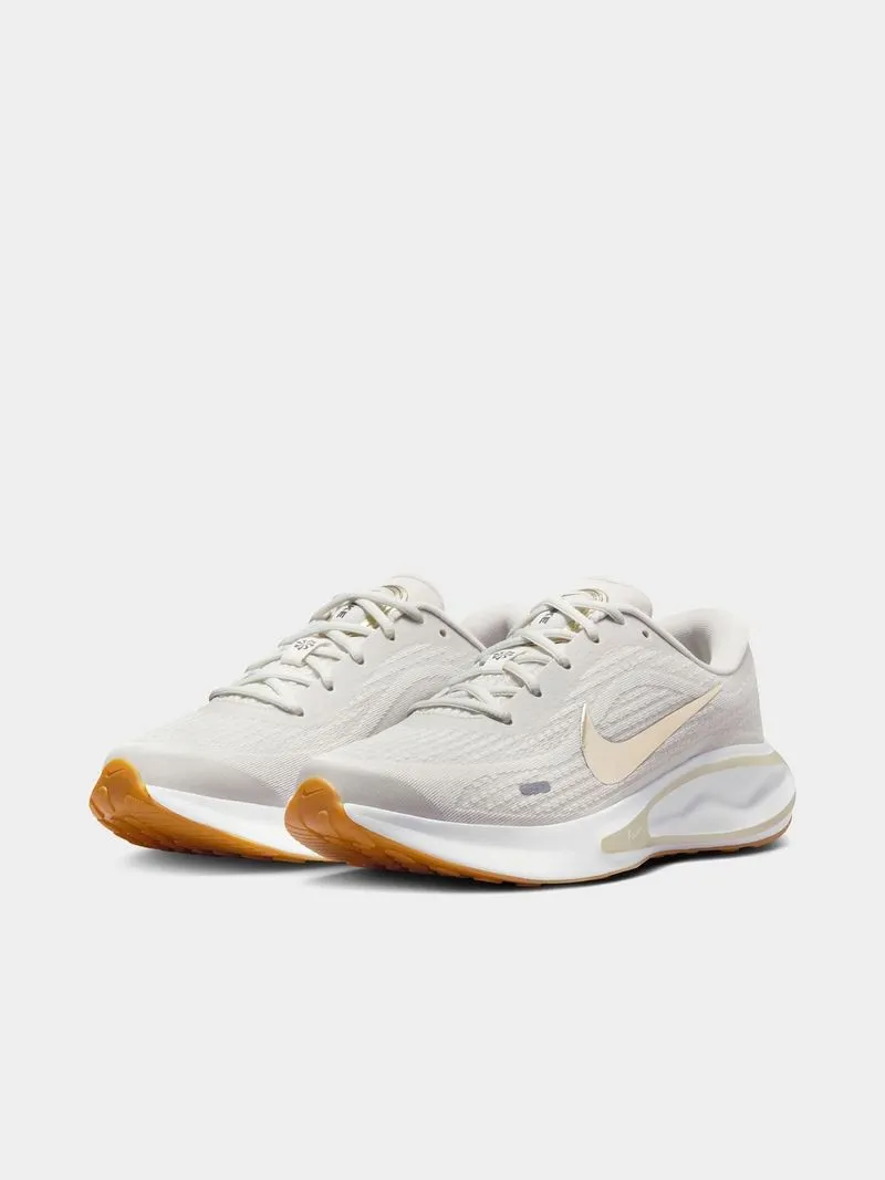 Women's Nike Journey Run Gum Light Brown/ Gold Running Shoes