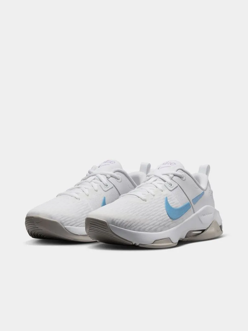 Womens Nike Zoom Bella 6 White/Armory Blue Training Shoes