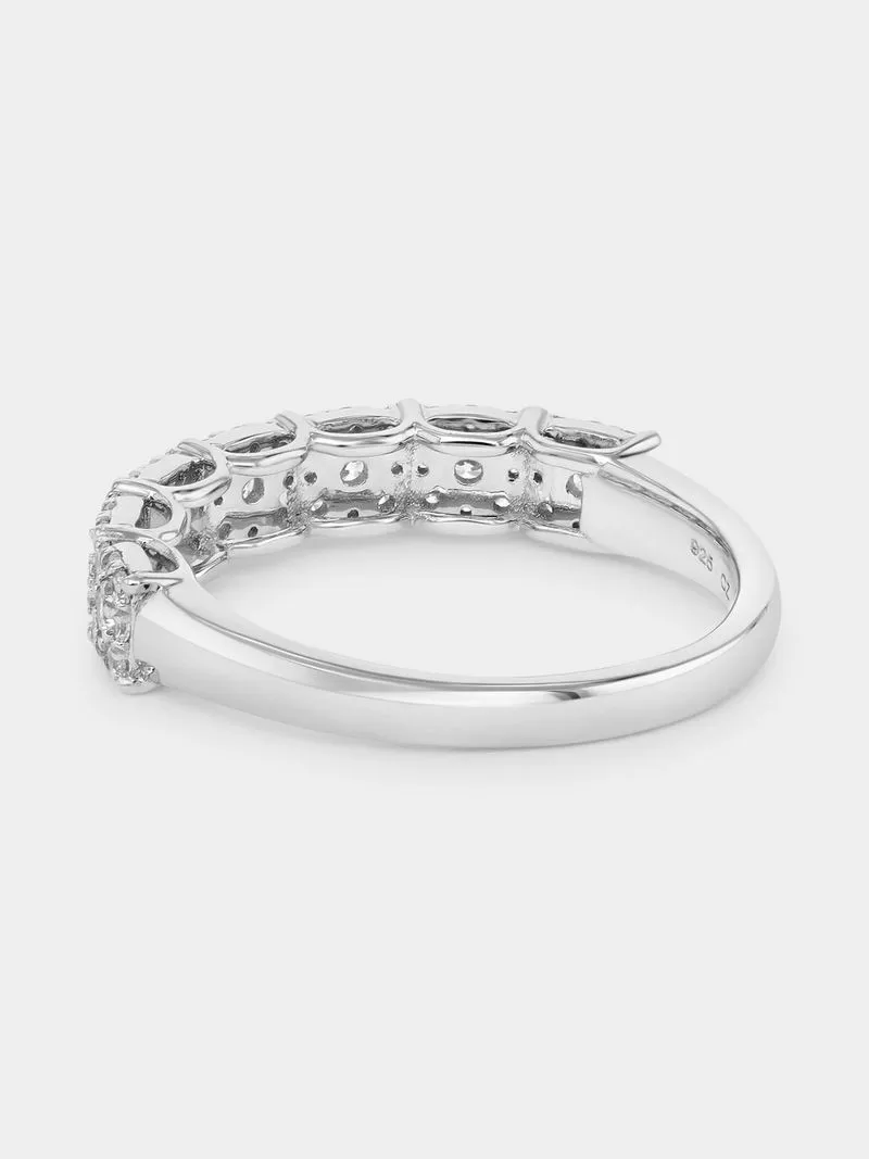White Gold 0.50ct Diamond Illusion Eternity Ring