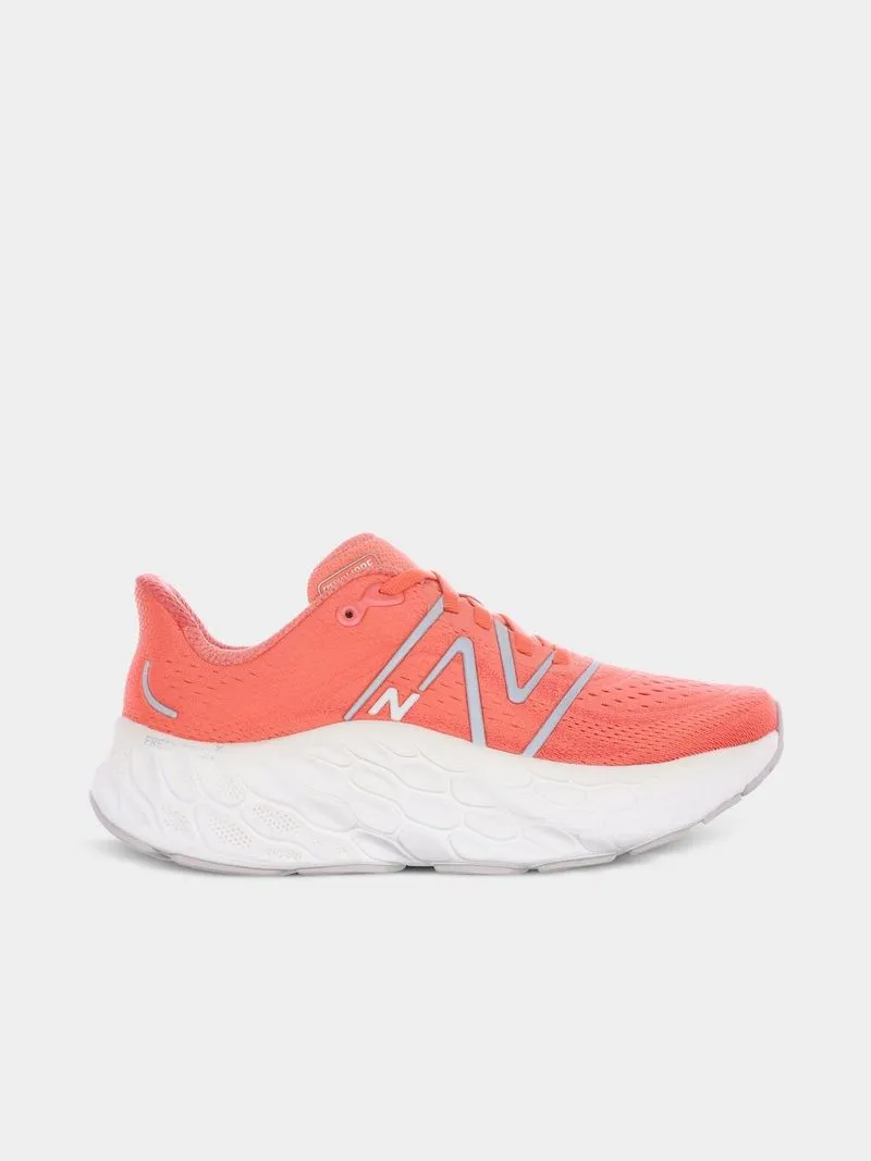 Womens New Balance Fresh Foam X More V4 Gilf Red Running Shoes