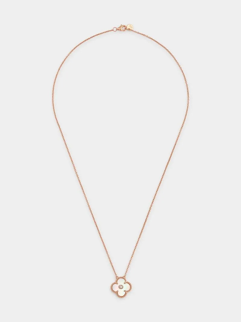 Sterling Silver Women's Clover Pendant Necklace