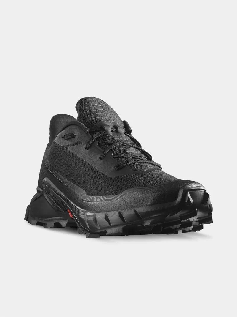 Womens Salomon Alphacross 5 Black Trail Running Shoes