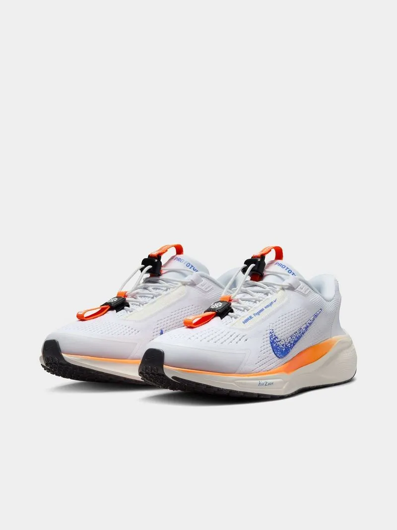 Womens Nike Pegasus EasyOn Blueprint Blue/White/Orange Running Shoes