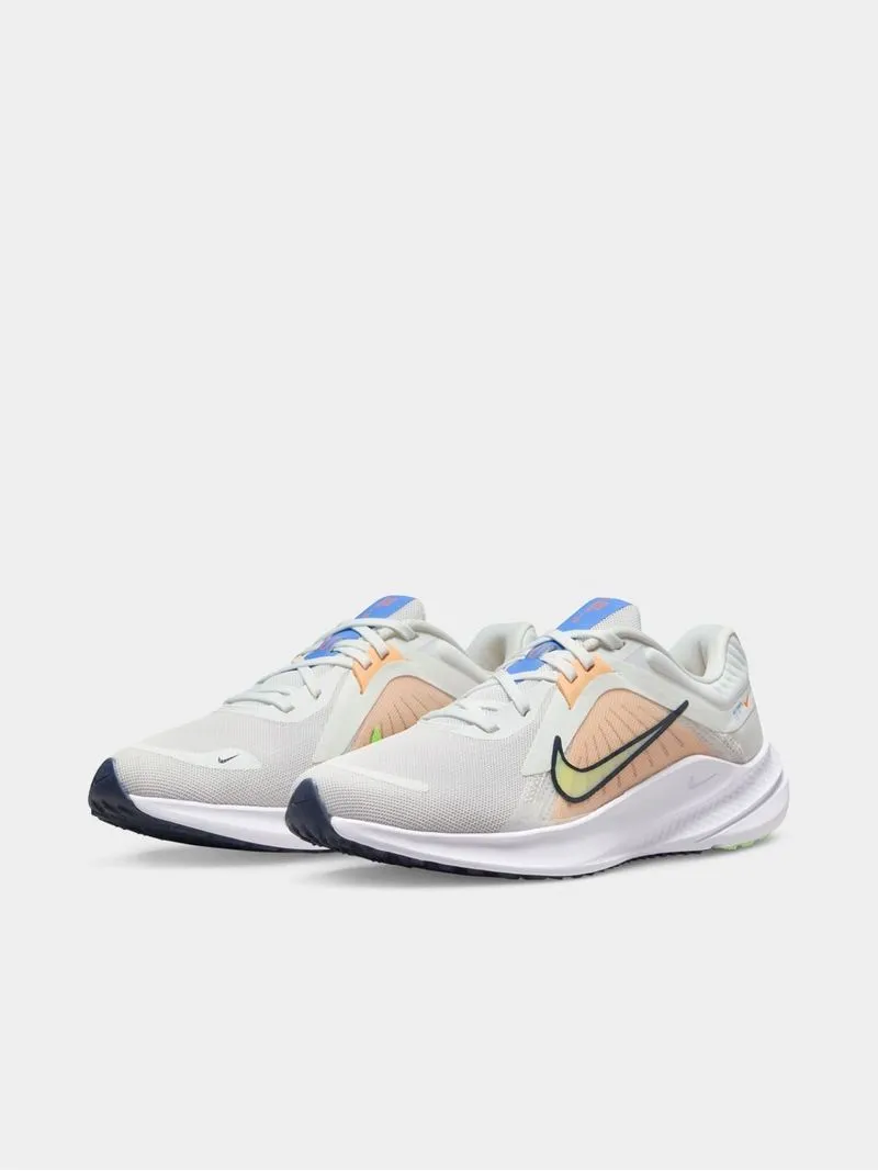 Womens Nike Quest 5 Summit White/Lime Blast Running Shoes