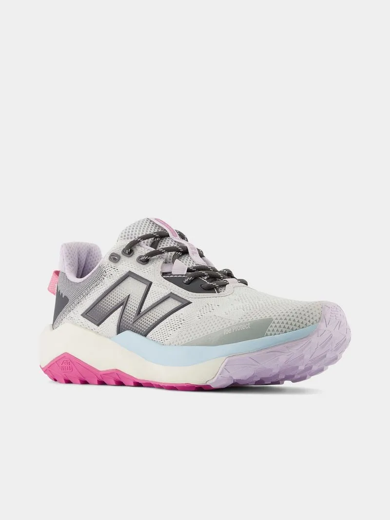 Womens New Balance Dynasoft Nitrel V6 Grey Trail Running Shoes