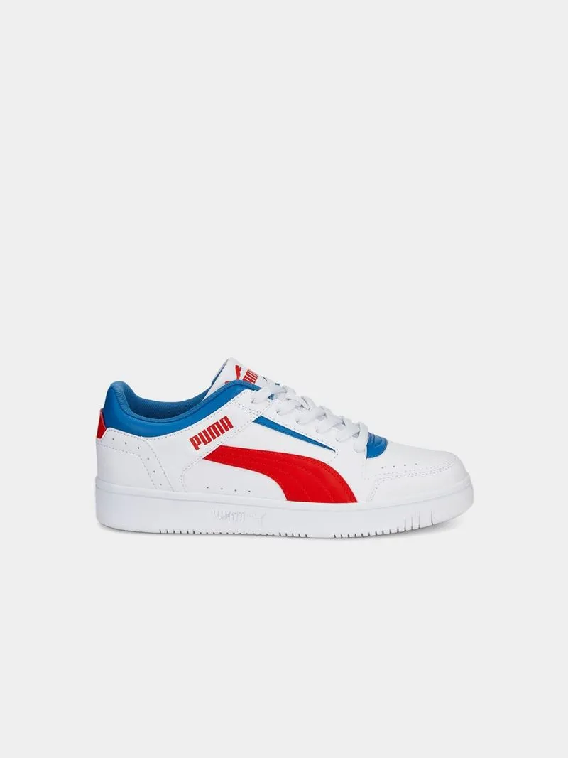 Men's Puma Rebound Joy Low White/Red/Blue Sneaker