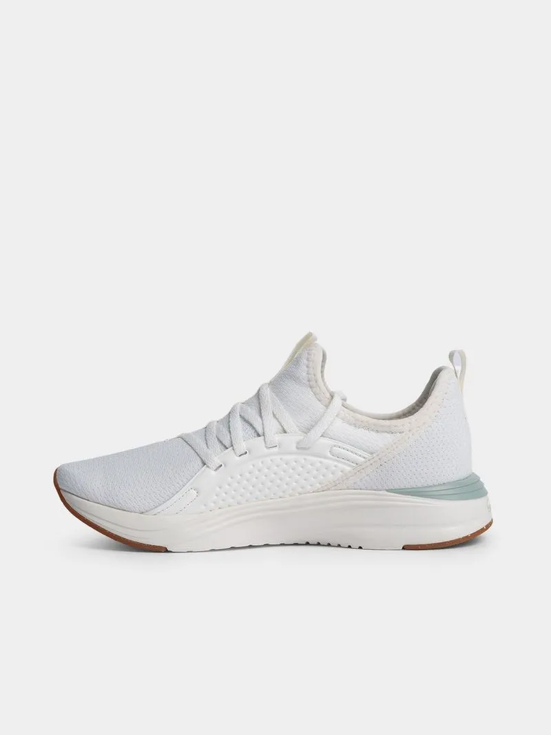 Women's Puma Softride Sophia 2 White/Green Sneaker