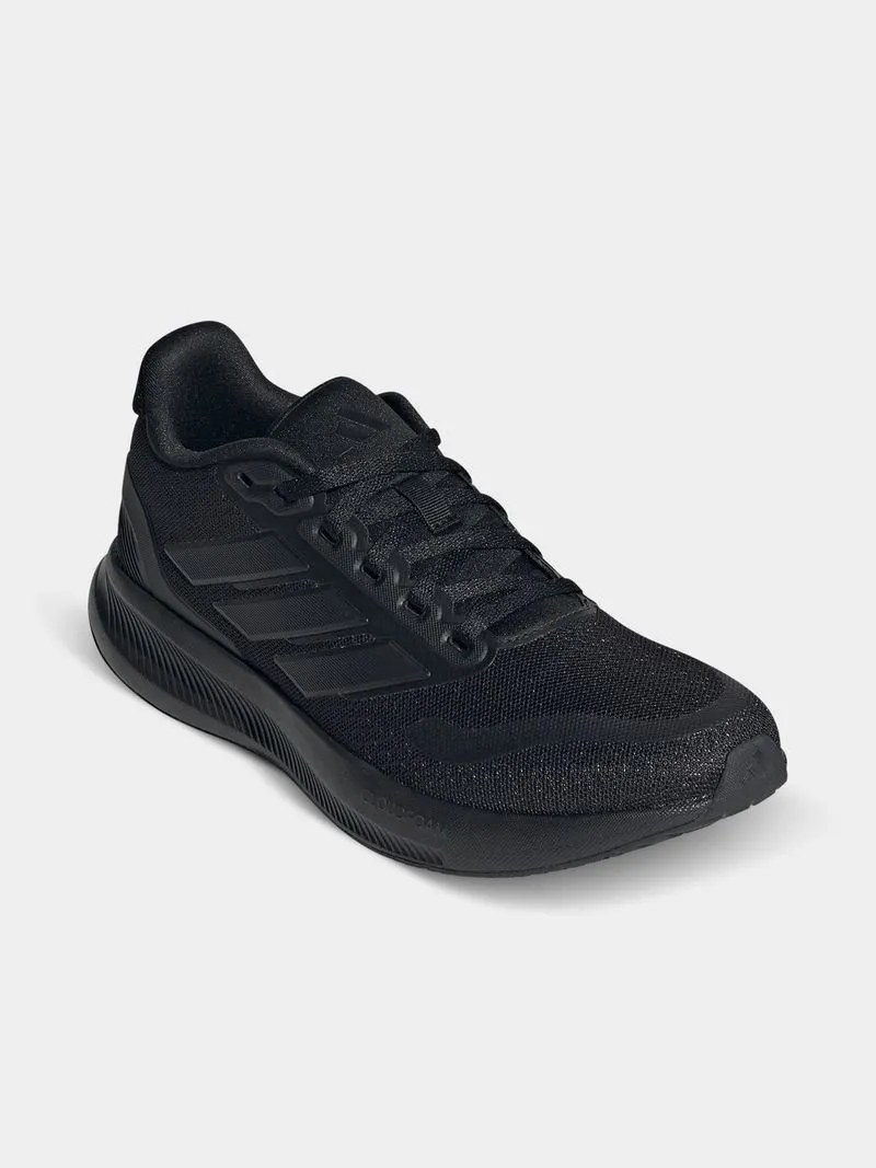 Junior Grade School adidas Run Falcon 5 Black Running Shoes