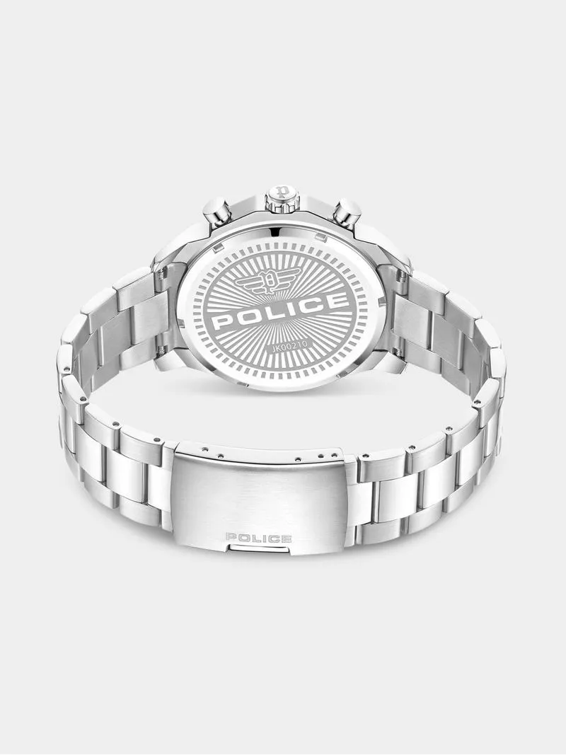 Police Rangy Stainless Steel Blue Dial Chronograph Bracelet Watch