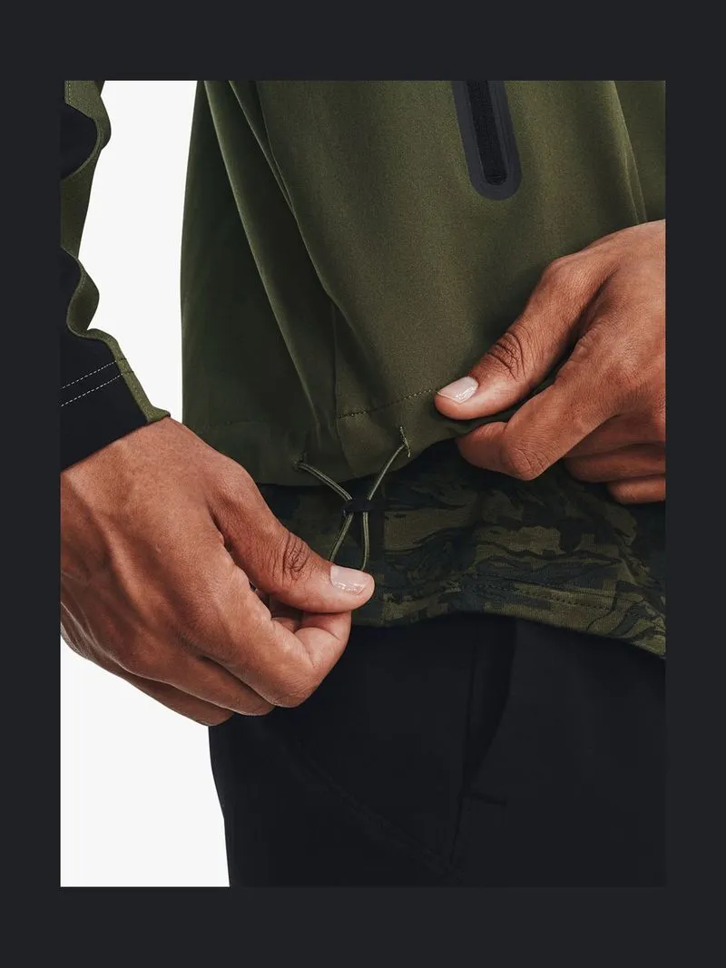 Mens Under Armour Unstoppable Khaki Bomber Jacket