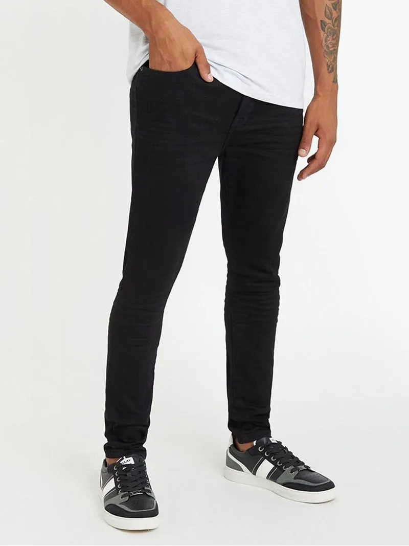 Men's Relay Jeans Super Skinny Sustainable Black Jean