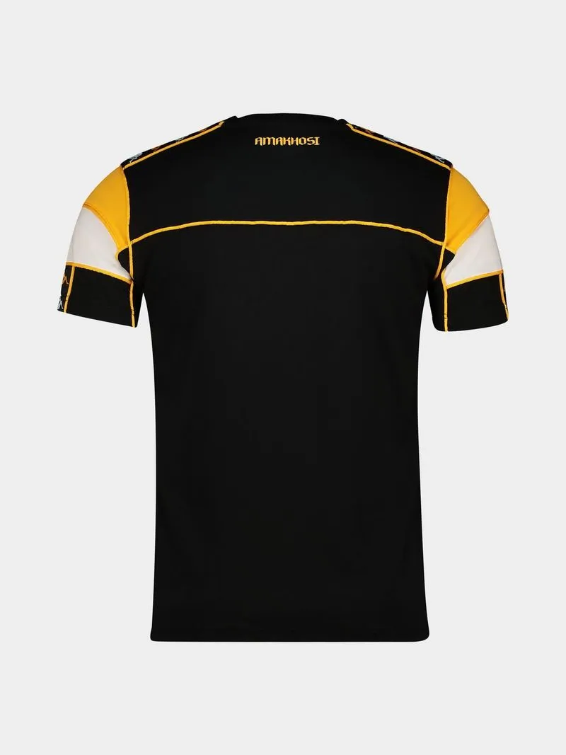 Mens Kappa Kaizer Chiefs 222 Banda Arari Black Tee